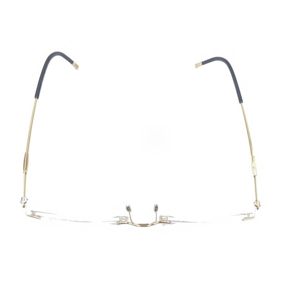 Silhouette 5227 20 6051 Titanium Gold Black Rimless Eyeglasses Frames 17 140 - Picture 3 of 13